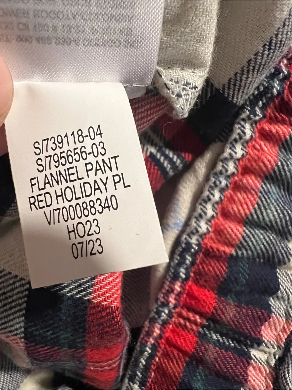 Gap Men’s Plaid Flannel Lounge PJ Pajama Pants 100% Cotton Size M